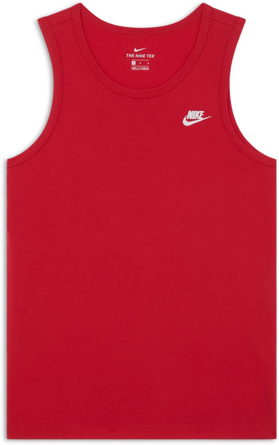 Nike Debardeur Club Small Logo rouge/blanc s homme