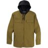 Analog Integrated Hooded Flannel Martini Olive M  - Martini Olive - Male