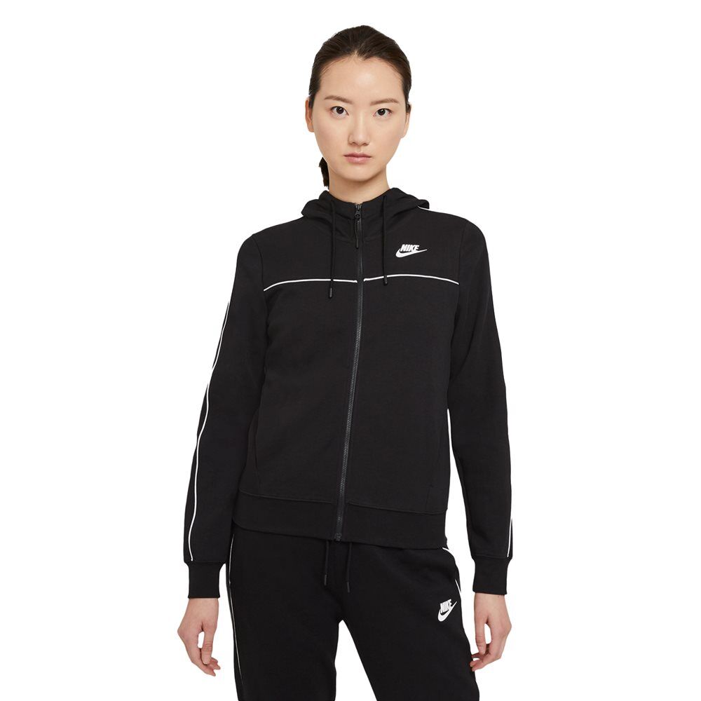 nike γυναικεία ζακέτα millennium full-zip  - black