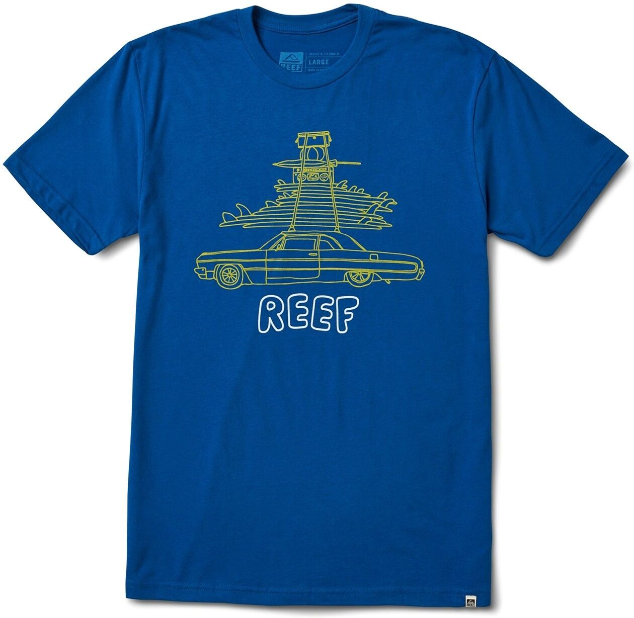 REEF WELL SURFED TEE BLUE (RF0A3SSTBLU)