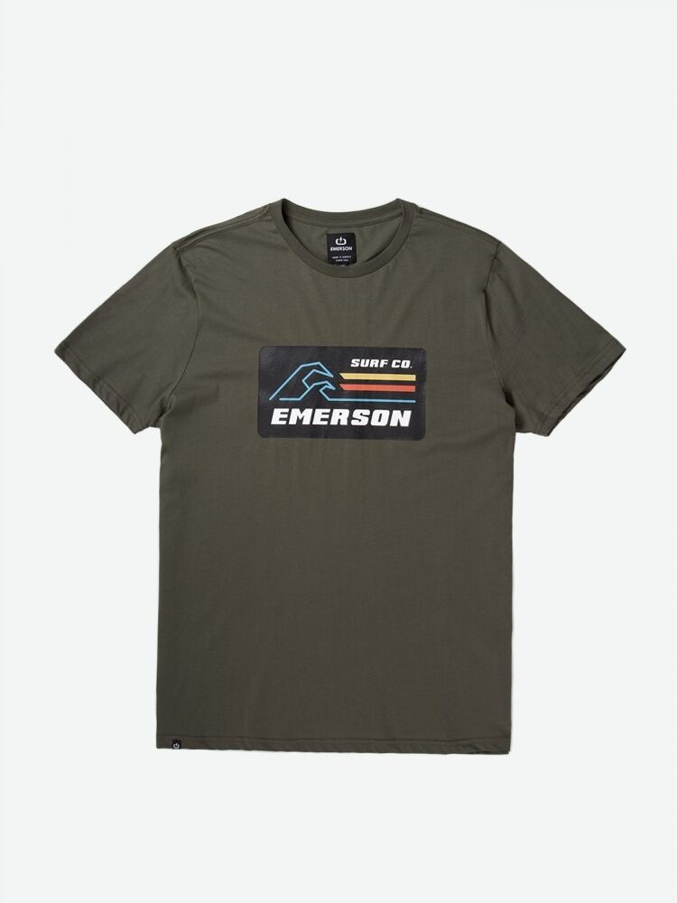 EMERSON MEN'S S/S T-SHIRT (201.ΕΜ33.31-OLIVE)