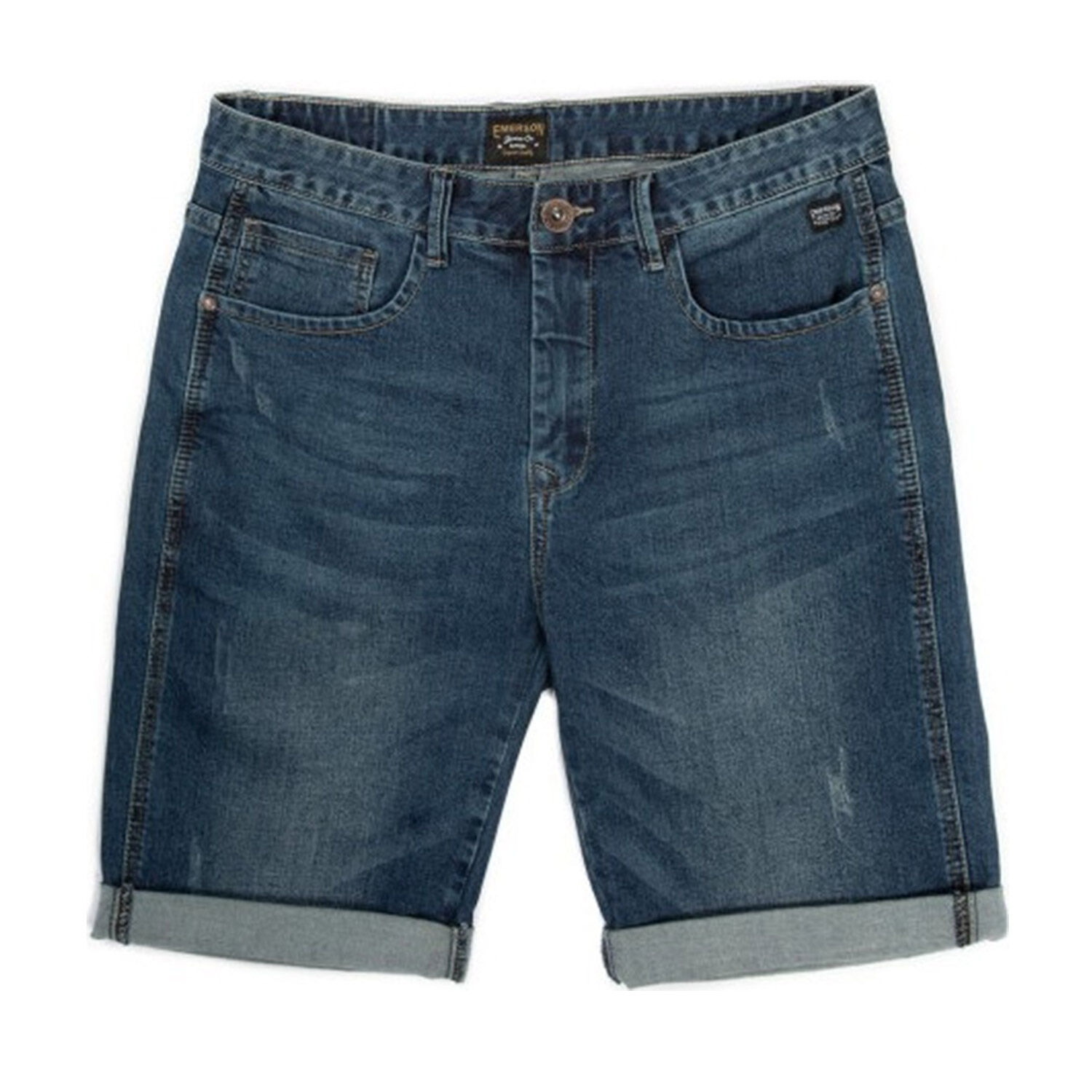 EMERSON MEN'S STRETCH DENIM SHORT PANTS (191.EM45.97-BLUE)