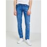 Pepe Jeans Blue Mens Slim Fit Jeans Jeans Cash Jeans Jeans - Men kék   világoskék 28/32 male