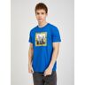 Blue Men's T-Shirt Diesel - Men kék M male