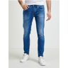 Dark Blue Mens Straight Fit Jeans Pepe Jeans - Men kék 31-34 male