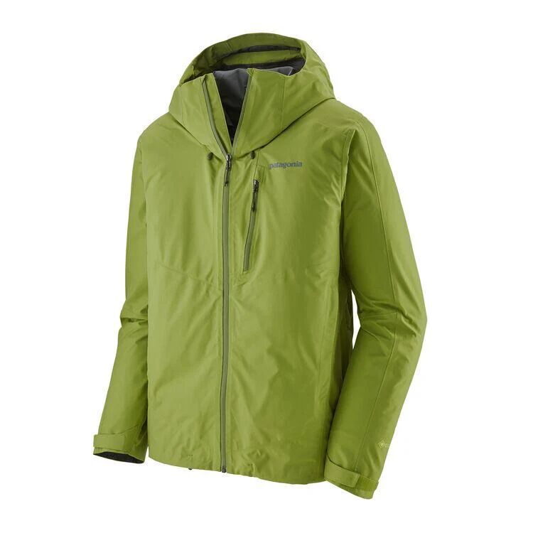 Patagonia Men's Calcite Shell Jacket - Gore-Tex - 100% Recycled Polyester, Supply Green / L