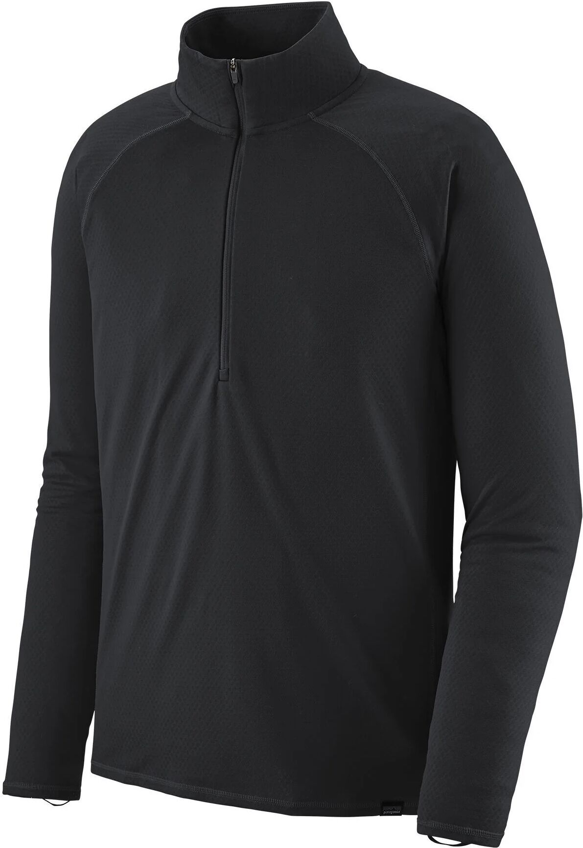 Patagonia Capilene Midweight Baselayer Zip-Neck - Recycled Polyester, Black / L