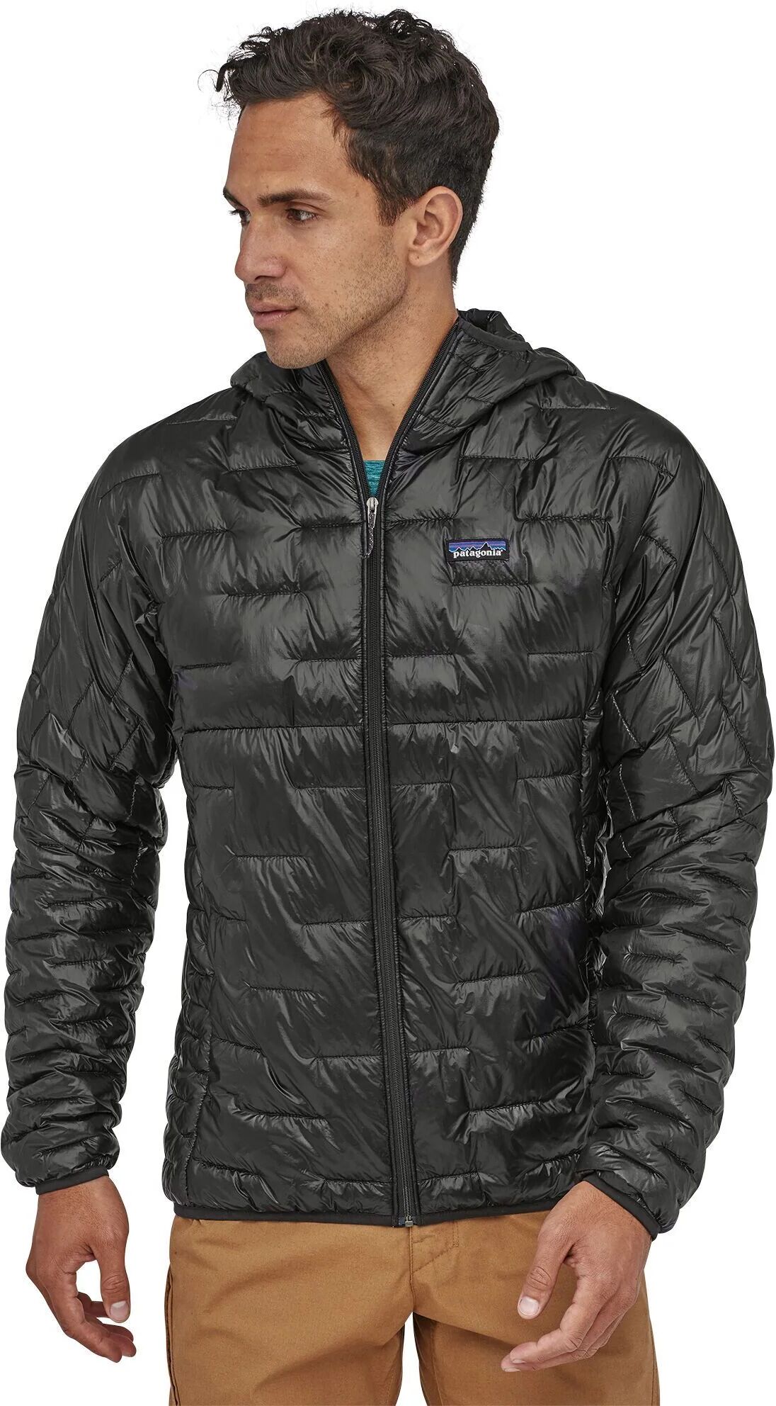 Patagonia Men's Micro Puff Hoody - Fair Trade Certified sewn, Black / S