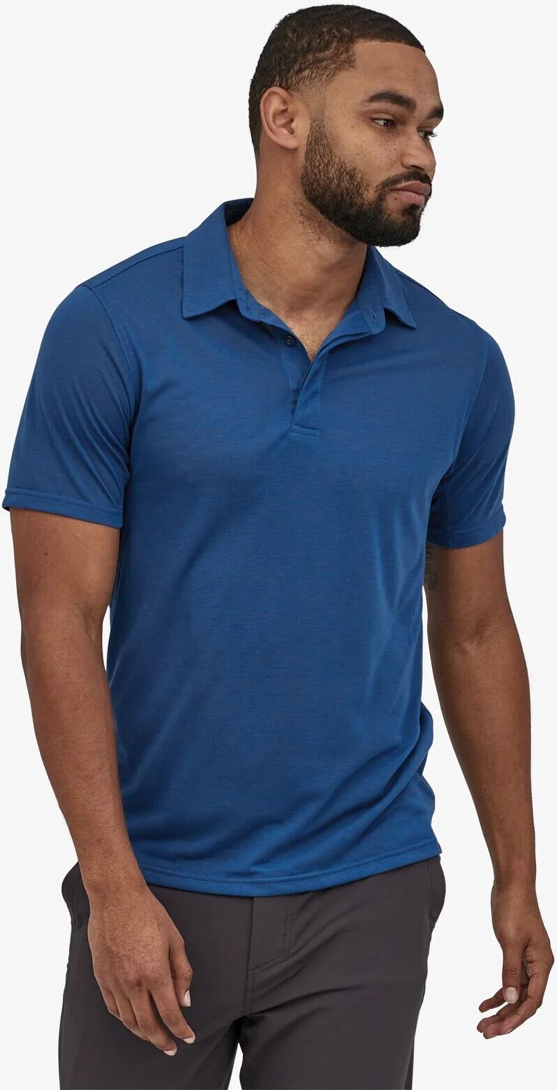 Patagonia Men's Capilene Cool Trail Polo - Recycled Polyester, Superior Blue / M