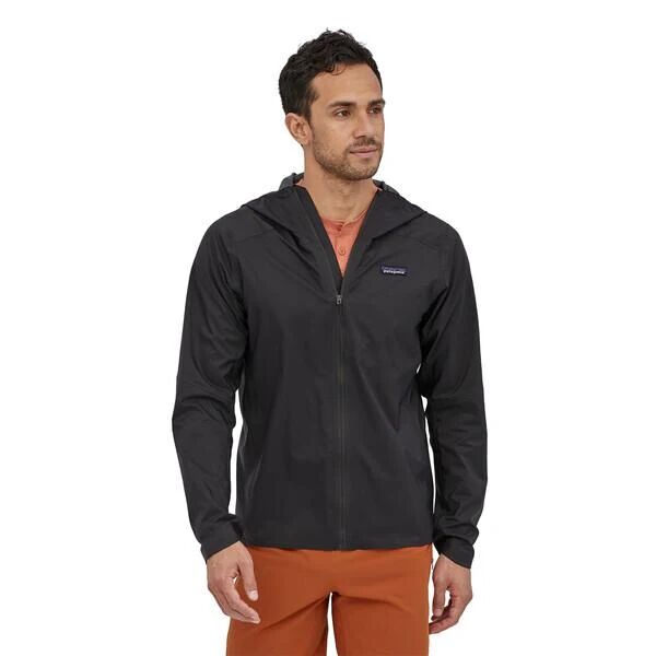 Patagonia M's Dirt Roamer Jacket - 100% Recycled Nylon, Black / M