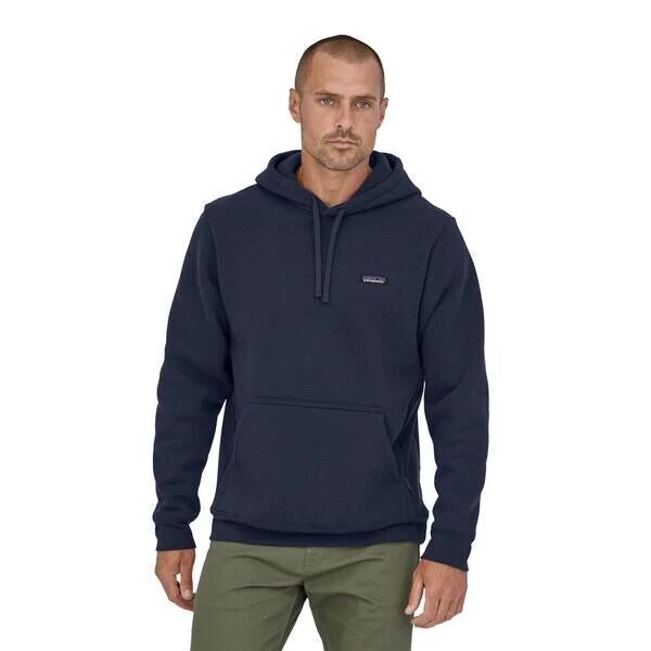 Patagonia M's P-6 Label Uprisal Hoody - Recycled Cotton & Recycled Polyester, New Navy / L