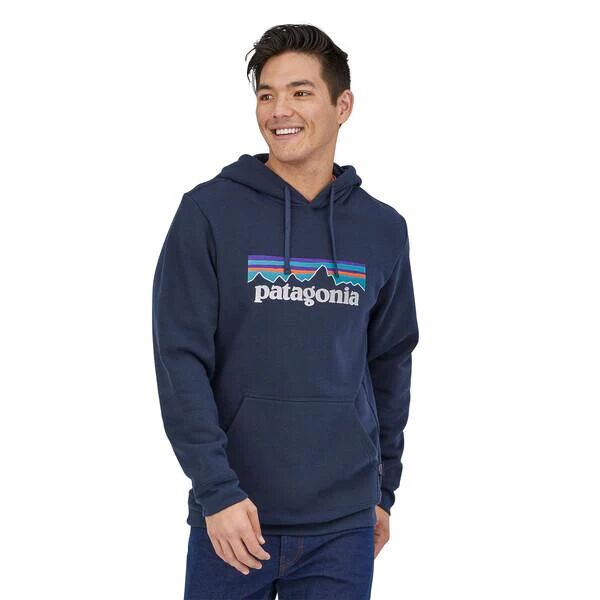 Patagonia Men's P-6 Logo Uprisal Hoody - Recycled cotton, New Navy / S