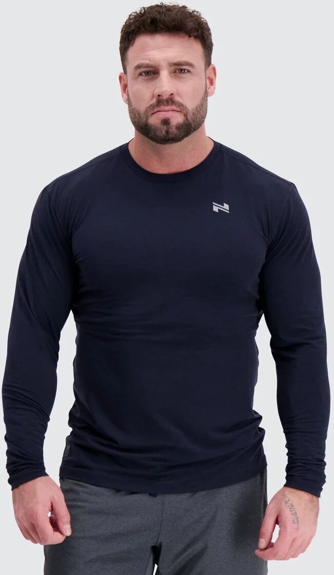 Gymnation M's Training Longsleeve - OEKO-TEX®-certified material, Tencel & PES, Dark Navy / M