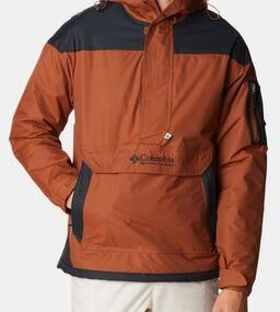 Columbia Mens Challenger Anorak Dark Amber, Black, Grill Logo Size: (S)