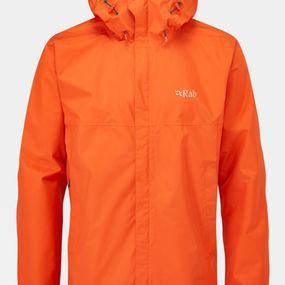 Rab Mens Downpour Eco Jacket Firecracker Size: (XL)