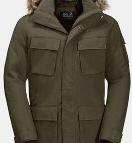 Jack Wolfskin Mens Glacier Canyon Parka Bonsai Green Size: (L)