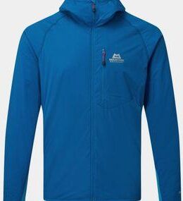 Mountain Equipment Mens Switch Pro Hooded Jacket Lapis Blue/Finch Blue Size: (S)