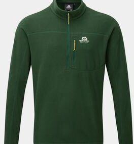 Mountain Equipment Mens Micro Zip Tee Conifer Size: (M)