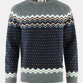 Fjallraven Mens Övik Knit Sweater Dark Navy Size: (L)