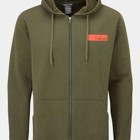 Rab Mens Voyage Zip Hoody Army Size: (L)