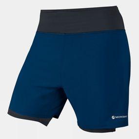 Montane Mens Dragon Twin Skin Shorts Narwhal Blue Size: (XS)