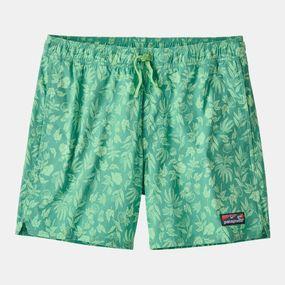 Patagonia Mens Stretch Wavefarer Volley Shorts Fiber Flora: Light Beryl Green Size: (S)