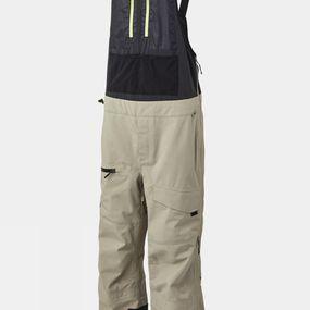 Planks Mens Charger 3L Shell Bib Pant Mushroom Size: (L)