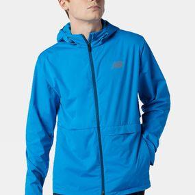 New Balance Mens Q Speed Defy Jacket Wave Size: (S)