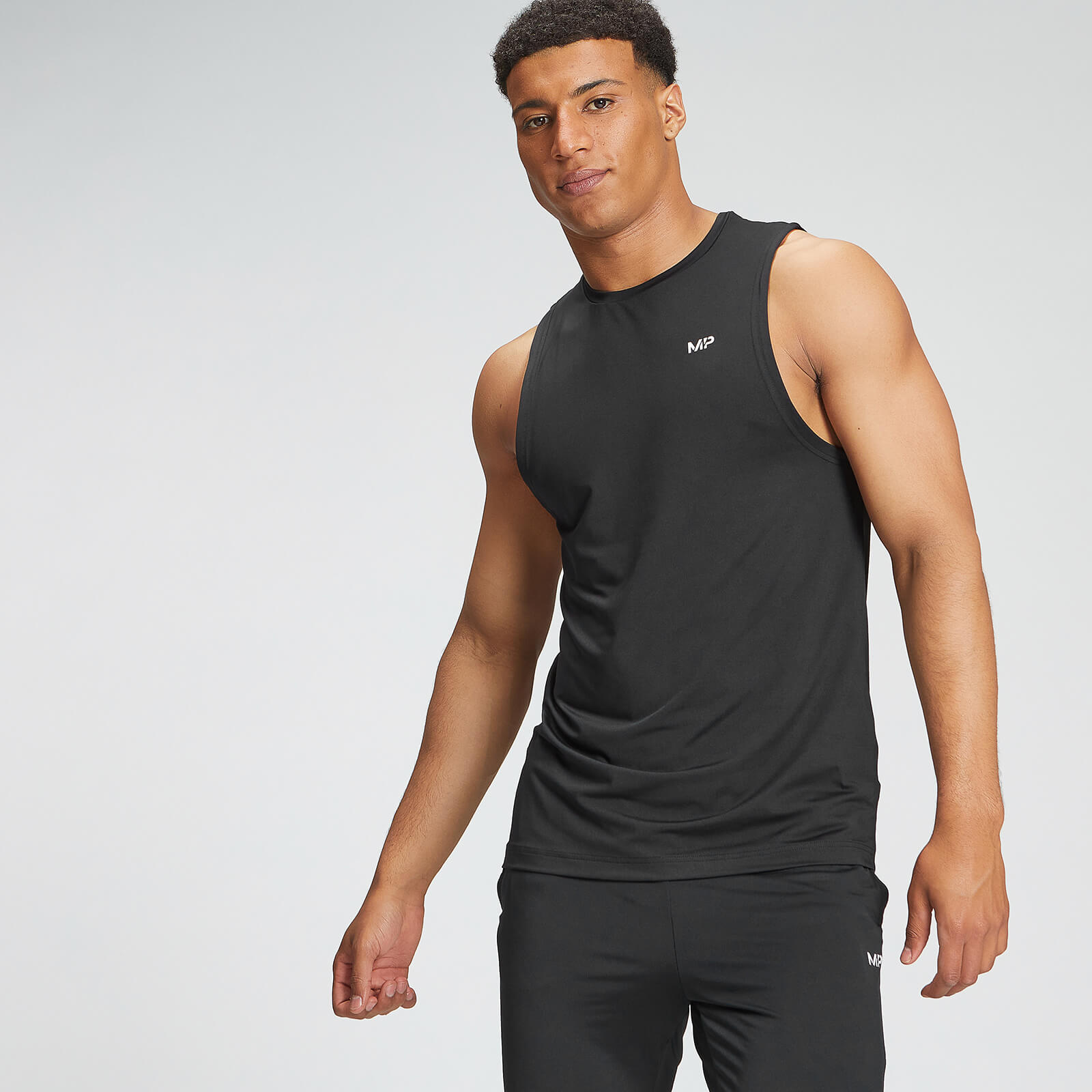 MP Men's Tempo Graphic Tank Top - Black - XS