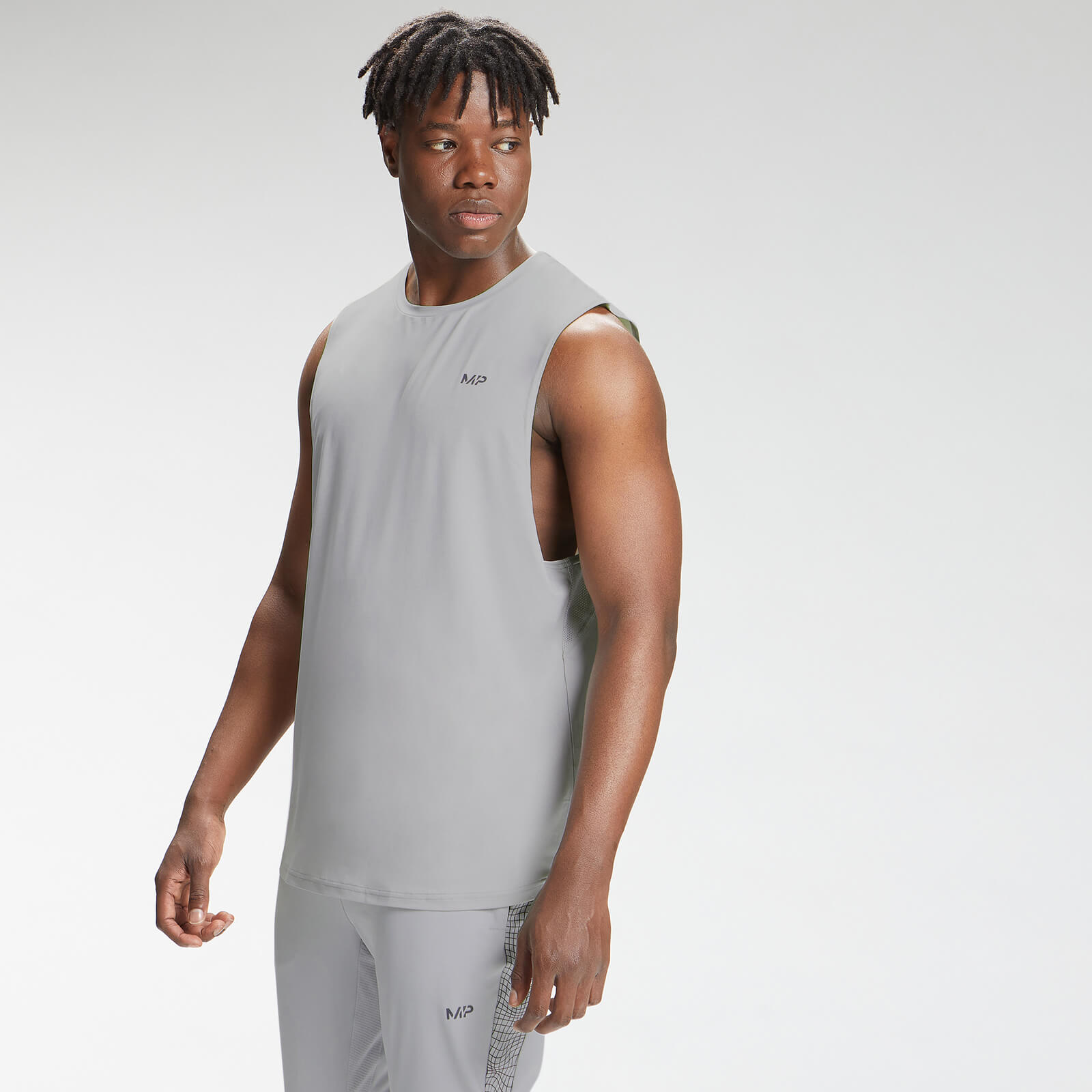 MP Men's Tempo Tank Top - Chrome - XXS