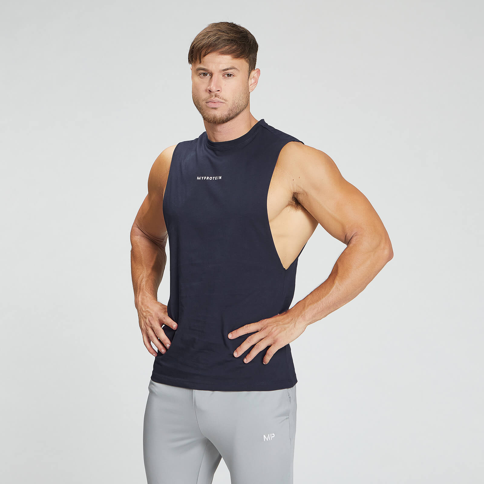 MP Men's Original Drop Armhole Tank Top - Navy - M