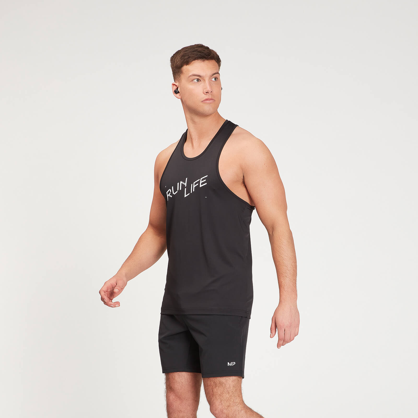 MP Men's Graphic Running Tank Top - Black - XXXL