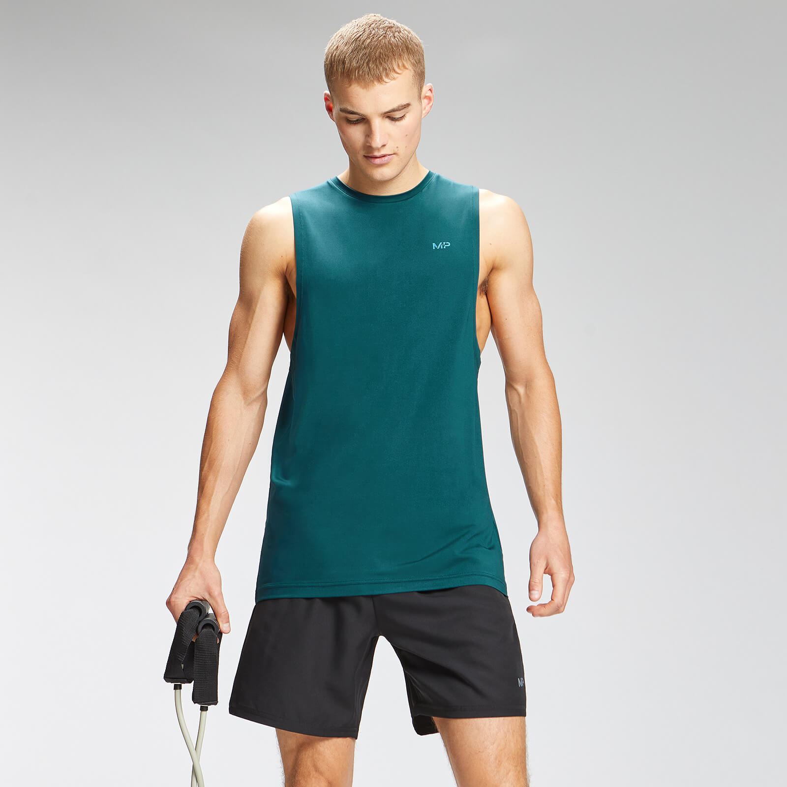 MP Men's Repeat Graphic Training Tank Top - Deep Teal - M