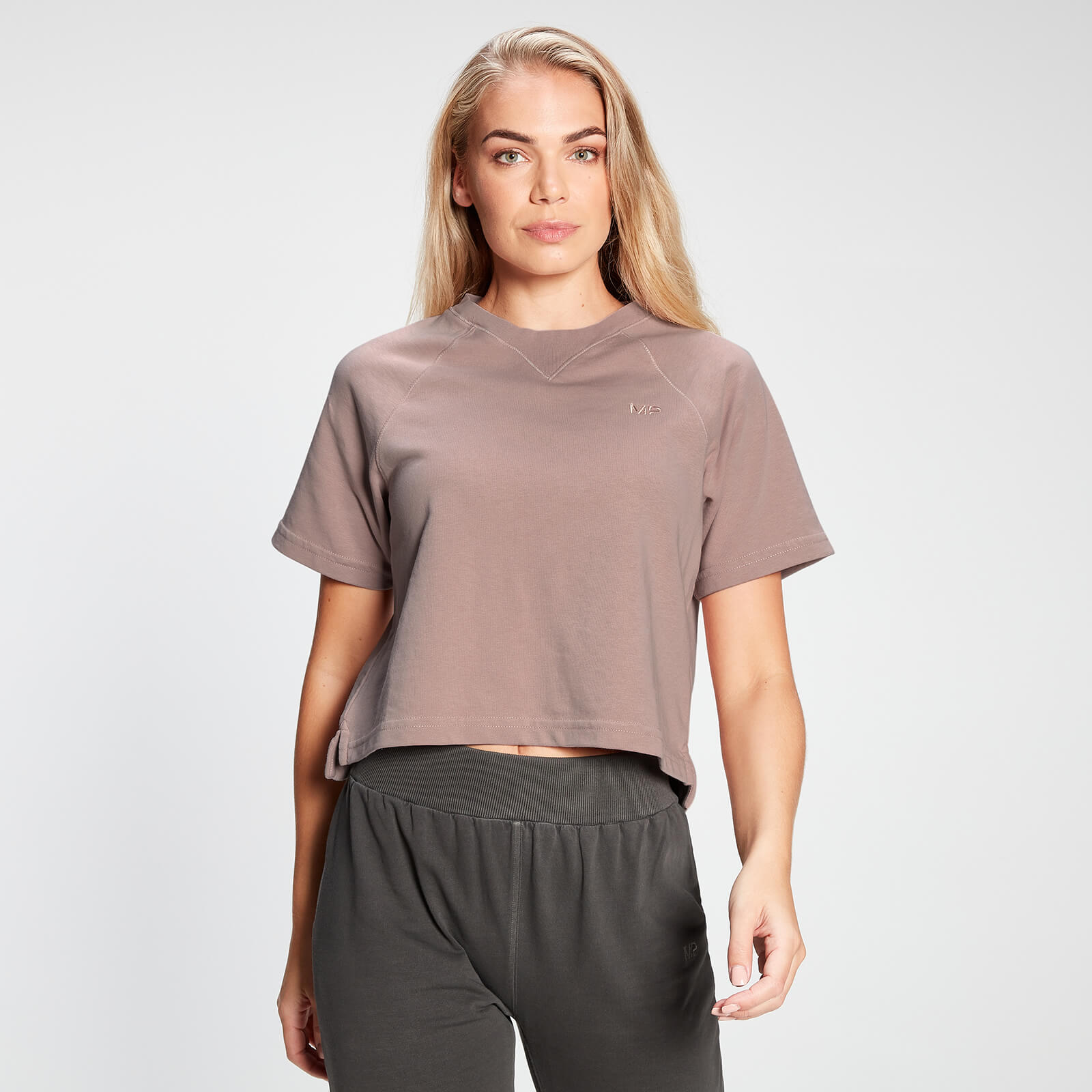 MP  MP Women's Rest Day Short Sleeve Top - Fawn - XS