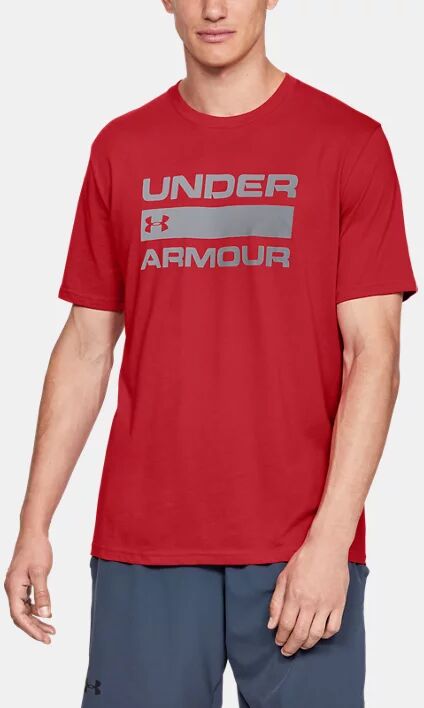 Under Armour Men's UA Team Issue Wordmark Short Sleeve Red Size: (XXL)