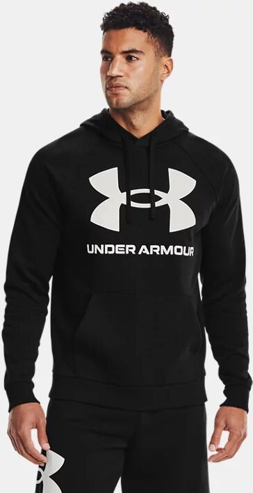 Under Armour Men's UA Rival Fleece Big Logo Hoodie Black Size: (SM)