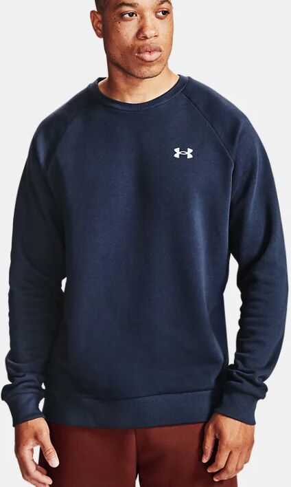 Under Armour Men's UA Rival Cotton Crew Navy Size: (MD)