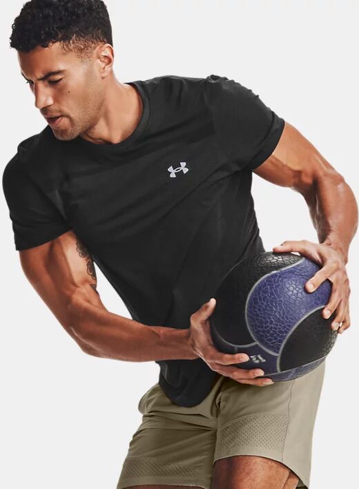 Under Armour Men's UA Seamless Short Sleeve Black Size: (SM)