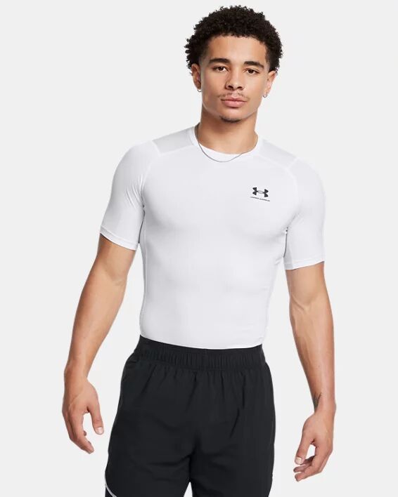 Under Armour Men's HeatGear Armour Short Sleeve White Size: (XXL)