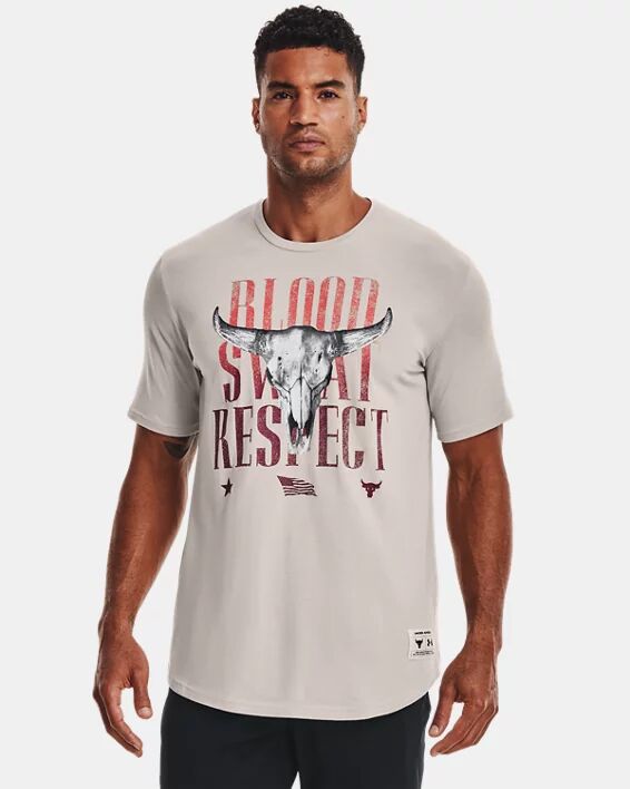 Under Armour Men's Project Rock Outlaw BSR Short Sleeve White Size: (MD)