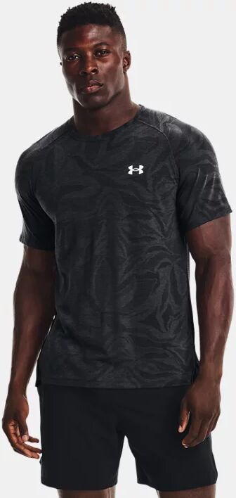 Under Armour Men's UA Streaker Jacquard T-Shirt Black Size: (XL)