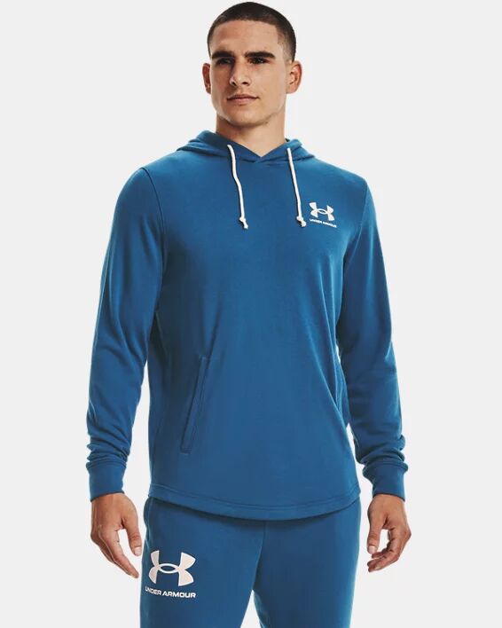 Under Armour Men's UA Rival Terry Hoodie Blue Size: (SM)