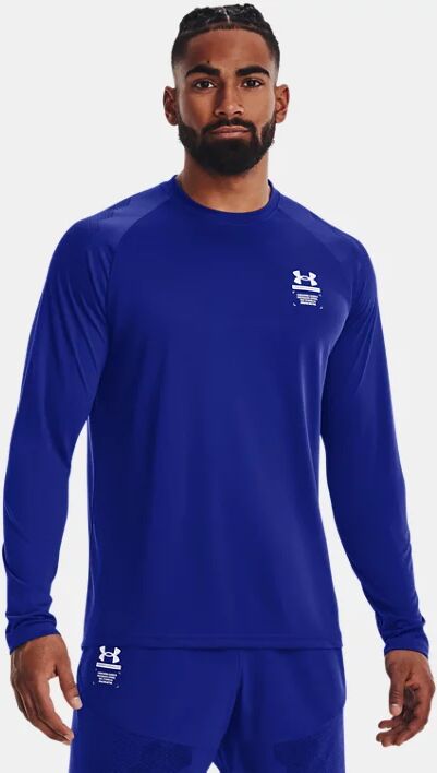 Under Armour Men's UA ArmourPrint Long Sleeve Blue Size: (MD)