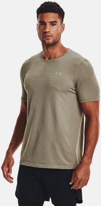 Under Armour Men's UA RUSH™ Seamless GeoSport Short Sleeve Green Size: (LG)