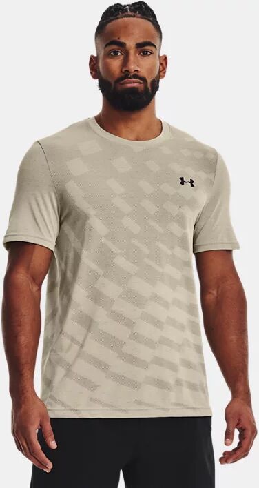 Under Armour Men's UA Seamless Radial Short Sleeve Brown Size: (MD)