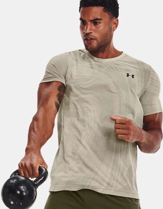 Under Armour Men's UA Seamless Surge Short Sleeve Brown Size: (XL)