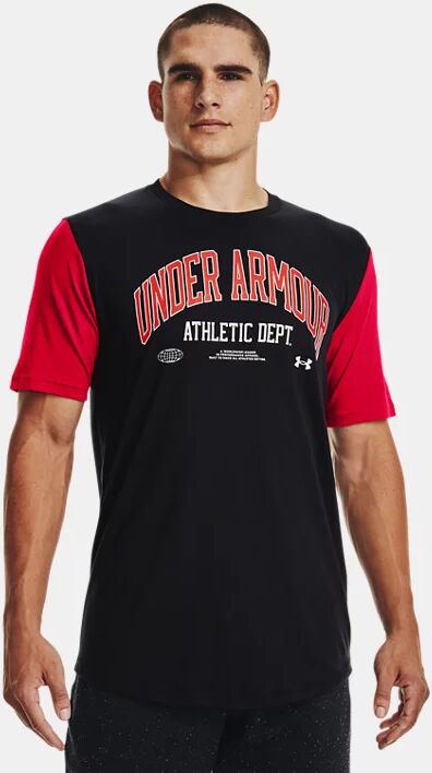 Under Armour Men's UA Athletic Department Colorblock Short Sleeve Black Size: (XXL)