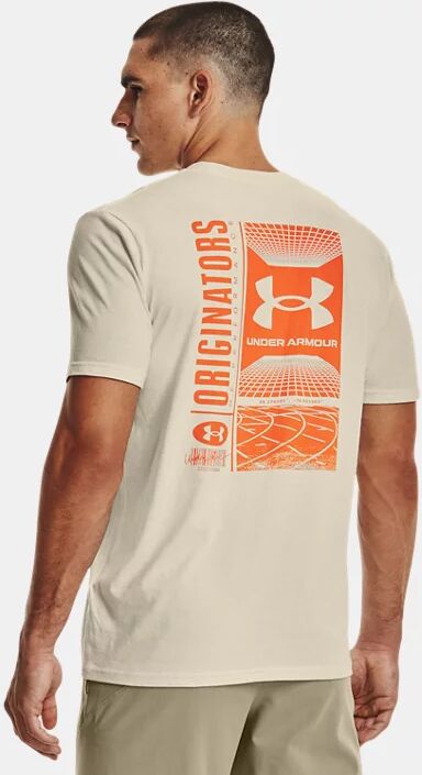 Under Armour Men's UA Barcode Short Sleeve Brown Size: (LG)