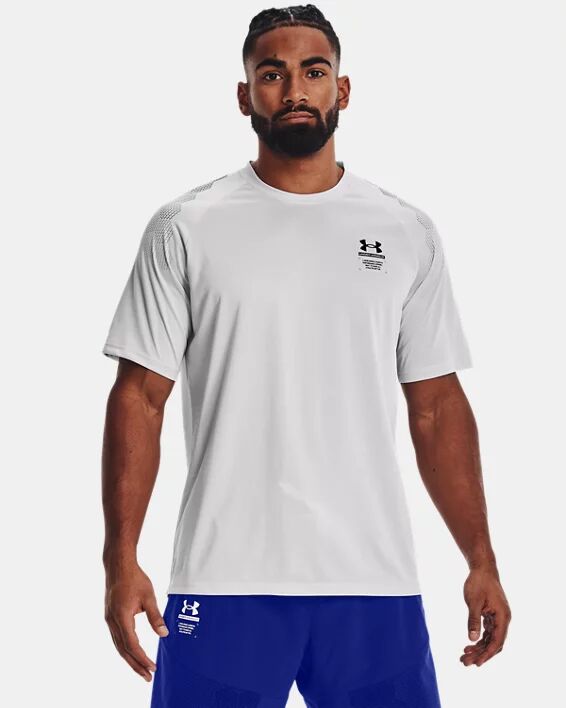 Under Armour Men's UA ArmourPrint Short Sleeve Gray Size: (MD)