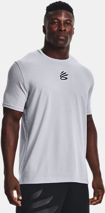 Under Armour Men's Curry Logo Short Sleeve Gray Size: (SM)